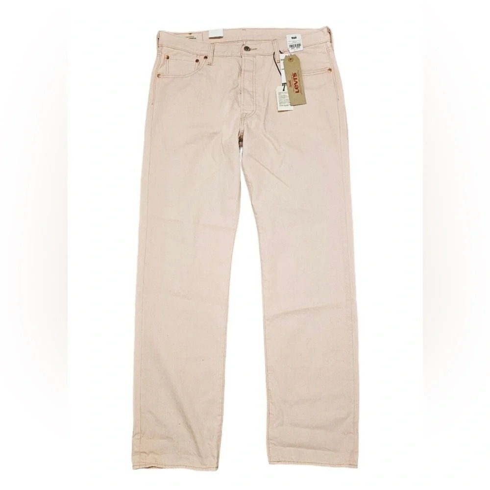 Levis 501 Fresh Adult Jean 27 X 30 Pink Limited Classic Button Fly Cotton Men's. - Picture 6 of 14